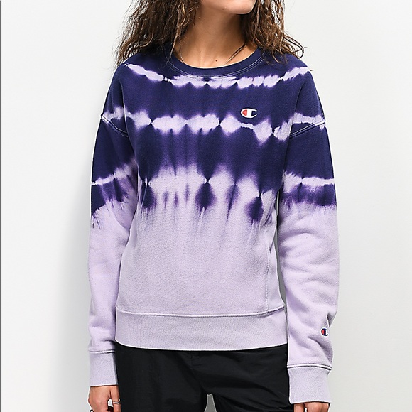 champion purple sweater